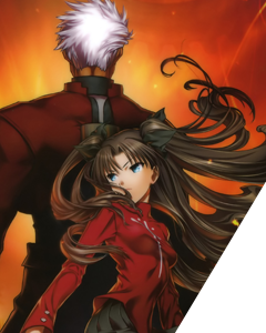 Rin Tohsaka and Archer from Fate/Stay Night